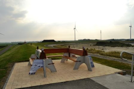 De ankerplaats in Kamperland, op de dijk bij Camping Anna Friso.