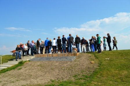 De ankerplaats werd feestelijk geopend.